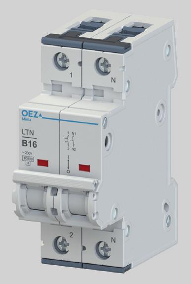 JSTČE LTN LTN Řada jističů do 80 A, AC 230/400 V a DC 72 V/pól.