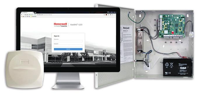 Webový systém řízení vstupu NetAXS-123 Ovládací panel řízení vstupu Webová řídicí jednotka NetAXS společnosti Honeywell poskytuje řešení pro instalace jakékoliv velikosti.