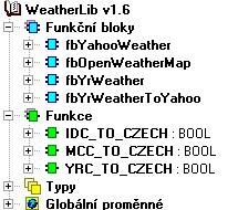 1 ÚVOD je určena pro načtení informací o počasí z Internetu do PLC systémů Tecomat.