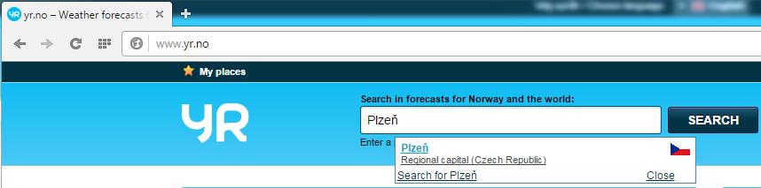 Popis proměnných Proměnná Typ Význam VAR_INPUT getweather BOOL Požadavek na nové informace o počasí R_EDGE Náběžná hrana odstartuje komunikaci se severem počasí country STRING Stát (např.