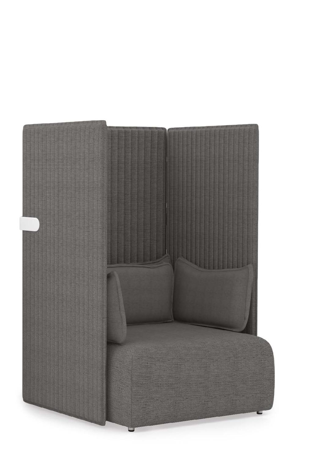 48 MEETING OASIS Meeting Oasis je celočalouněný modul sezení s prošitím / bez prošití / Meeting Oasis is upholstered seating module with stitching / without stitching / Meeting Oasis ist gepolstertes