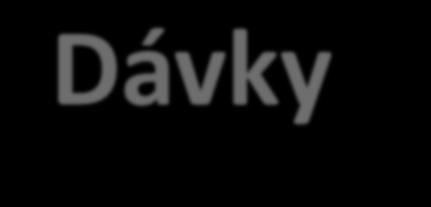 Dávky nové a navýšené s účinností od r.