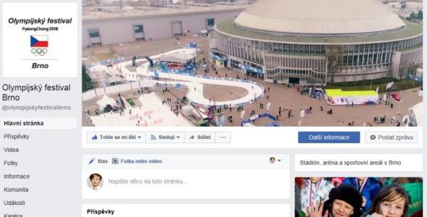 Media House facebook a youtube Olympijské festivaly