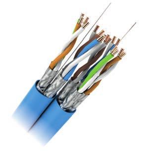 System class E, shielded BKT 455 cat 6 U/FTP LSHF DUPLEX installation cable pplication: ź Primary (Campus), Secondary (Riser), Tertiary (Horizontal) ź IEEE 802.