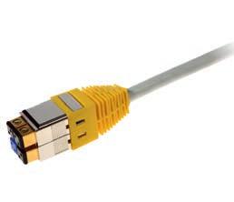 Class system F, BKT NL, shielded Patchcords Crossover/patch cable used for connections in distribution cabinets or for connecting devices to subscriber s outlets. Shielded.