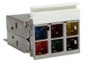 Class system F, BKT NL, shielded Module cat. 8.2 BKT NL MMC 4P Shielded Module for telecom and computer installations.