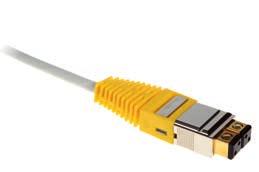 Class system F, BKT NL, shielded Patchcords Crossover/patch cable used for connections in distribution cabinets or for connecting devices to subscriber s outlets. Shielded.