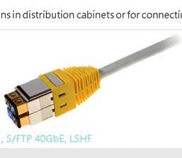 Class system II, BKT NL, shielded Patchcords Crossover/patch cable used for connections in distribution cabinets or for connecting devices to subscriber s outlets. Shielded.