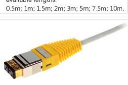 Standard: MMC 2P ź Connector 2 Form Standard: MMC 2P ź Cable: SF/UTP ź Transmission: 100 MbE ź Cable Color: grey / yellow ź Connector Sheath Color: grey / yellow ź PN-EN 50173 ź