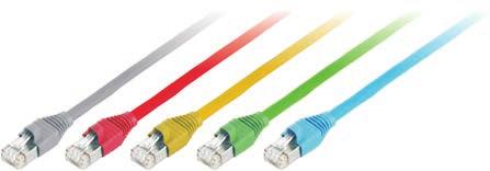System class D, unshielded Patchcords cat. 5e Crossover/patch cable used for connections in distribution cabinets or for connecting devices to subscriber s outlets.