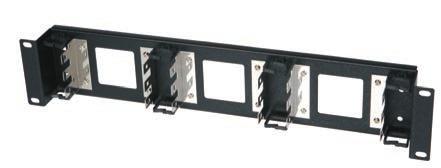 Components LS : 11140572 : 11140582 BKT 19" Holder, 9 x LS panel for mounting LS connection modules in 19 cabinets and racks.