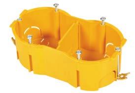 dditional holes for inserting a cable; ź Size (width x height x depth): 124 x 65 x 40 mm; ź Color: yellow.