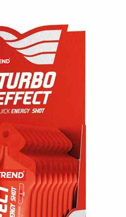 ENERGIE TURBO EFFECT SHOT 1 2 3 Rychlou energii koncentrovanou v malém množství tekutiny nabízí nový produkt TURBO EFFECT