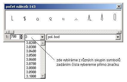 S pomocí nástroje Kreslení obrazu podle svislé osy snadno vytvoříme osově souměrné linie, využitelné např. pro detail kostelní věže a použitelné zejména ve spolupráci s nástrojem Věžní hodiny. obr. 7 - příklad kreslení obrazu podle svislé osy Často používanou funkcí je Kresba značek.