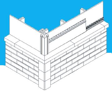 ukončení soklu_okenní parapet pro ukončení soklů lze použít také okenní parapet. ošetření a údržba fasády novabrik 1. Fasádu Novabrik nemusíte nikdy natírat. Probarvení je v plné mase fasádní cihly.