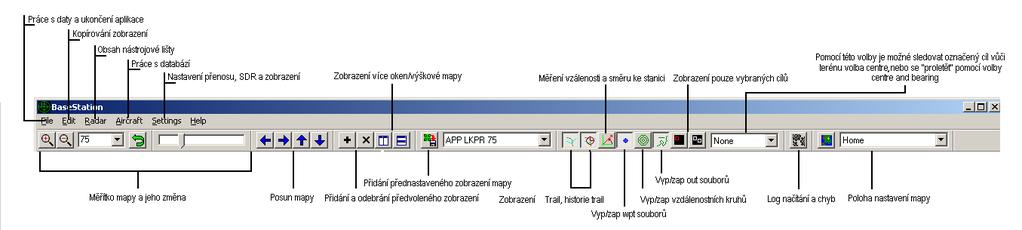3 Display settings popis: První okno zobrazuje nastavení barev základních částí. Barva podkladu, labelu a jeho vlastností při určitém příznaku.