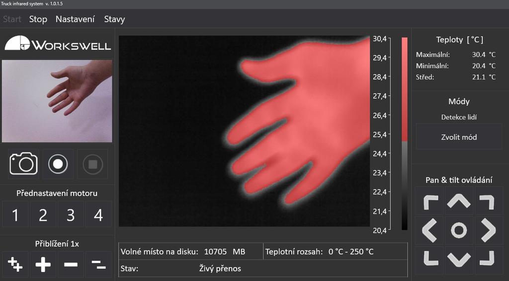 4. APLIKACE WORKSWELL TRUCK INFRARED SYSTEM 4 Aplikace Workswell Truck Infrared System Truck Infrared System je termovizní systém určený pro zásahové požární automobily.