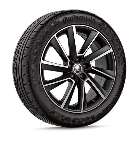 Kolo z lehké slitiny 6J 16" ET38 pro pneumatiky s rozměry 205/55 R16 ve stříbrné metalické barvě Nanuq 654 071 496C FL8 Kolo z lehké slitiny 6J 16" ET35 pro pneumatiky s rozměry 195/60 R16 v černé