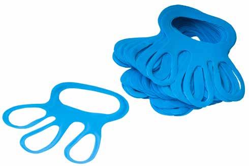 Balení 5/12050 bílá 5/12050B modrá Jednorázové PE rukavice slabé Slabé jednorázové rukavice z PE pro použití
