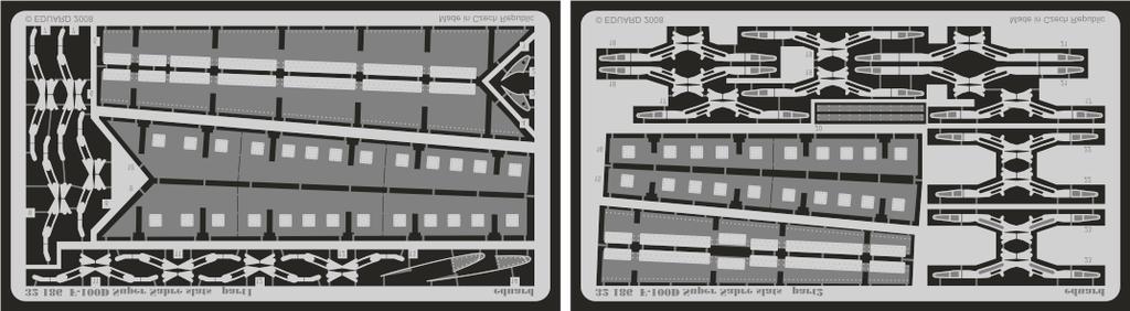 (not included  32 186 F-100D Super Sabre slats (not