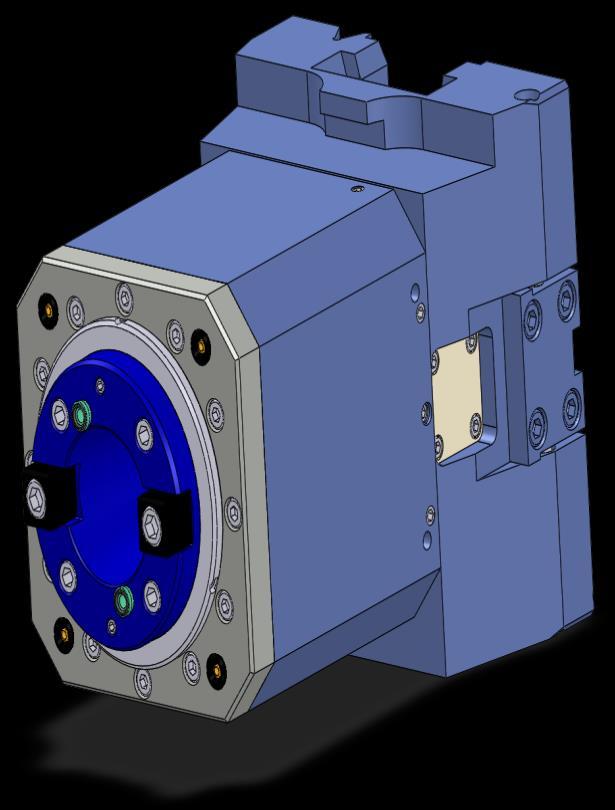 3.1 SolidWorks 3.1.1 Původní model Model hlavy, který byl dodán společností TOSHULIN, a.s. (Obr. 8) je pro simulaci příliš složitý (Obr.