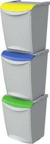 5028) - Součástí nádoby je vyjímatelná vložka. - Plastové nádoby pro třídění odpadu.