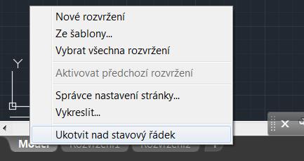 Pokud bylo v takovémto případě třeba přesouvat nebo kopírovat výkresový prostor do této skryté části, tak to