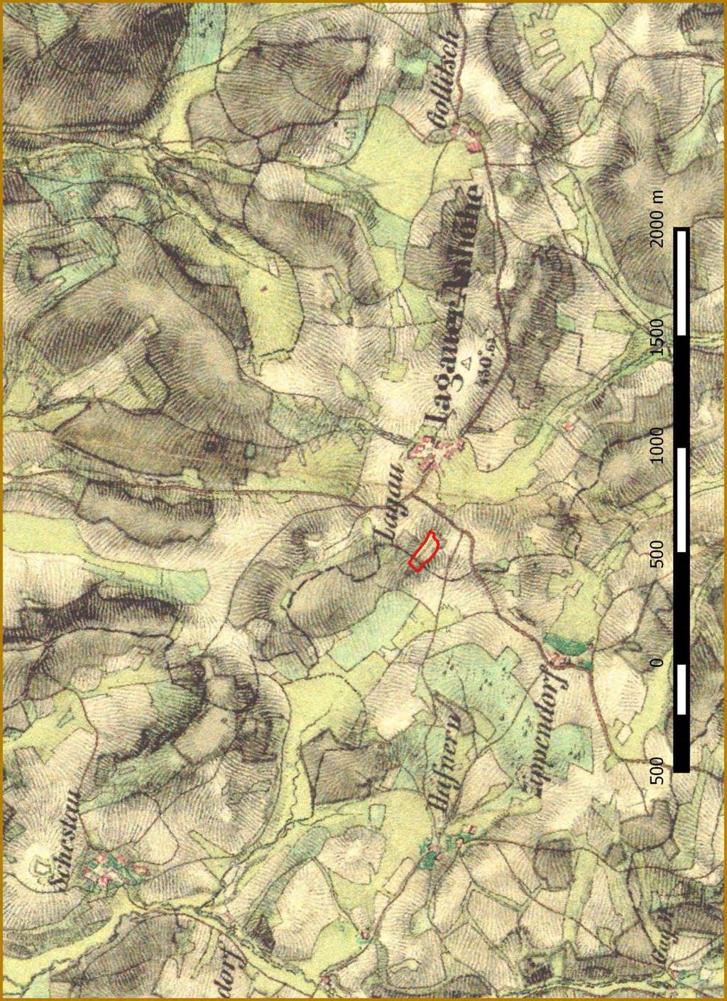Příloha M1-c: Orientační mapa s vyznačením