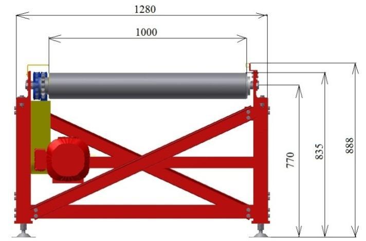 2 VÝPOČET 2.1 URČENÍ ZÁKLADNÍCH PARAETRŮ TRATĚ 2.1.1 DÉLKA TRATĚ Délka tratě dle zadání L c = 40 m. (1) 2.1.2 ŠÍŘKA TRATĚ Šířka tratě se volí dle rozměru dopravovaného předmětu, přičemž musí být dodržena podmínka dle literatury [1].