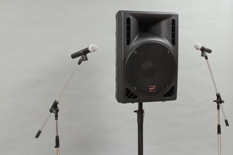Přenosné ozvučovací systémy Řečnické systémy Bezkabelové provedení Vlastní výroba, žádný