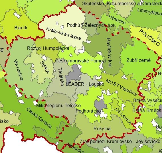1.3 Historie MAS ČMP o.p.s. a zkušenosti s rozvojem území MAS Českomoravské pomezí o.p.s. byla založena 9. 7. 2007 devíti zakladateli na katastrálním území 22 obcí Mikroregionu Polensko.