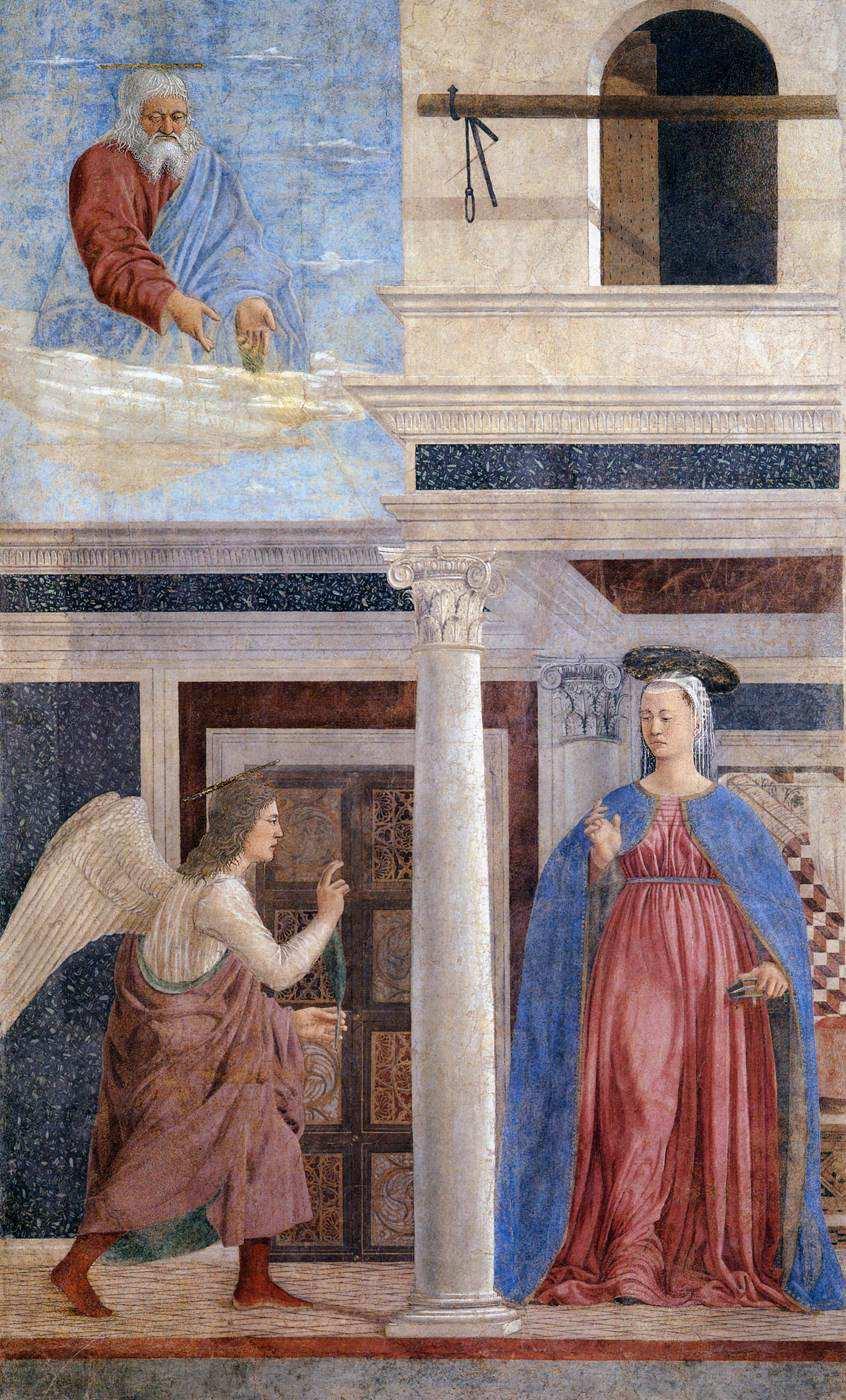 24. Piero della Francesca: Kristovo zmrtvýchvstání, 1463