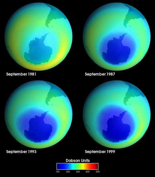 Druhý typ - Stratosférický ("good") ozón se vyskytuje ve stratosféře tedy 10km - 50km od povrchu země.