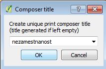 Krok 10: V záložce Project vybereme možnost New Print Composer.