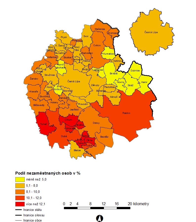 4. Mapa obcí