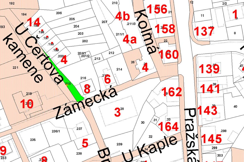 A) 9. směna části p.p.č. 218, geometrickým plánem označené jako p.p.č. 218/2 o výměře 20 m 2 (celková výměra 163 m 2 ) v k.ú.