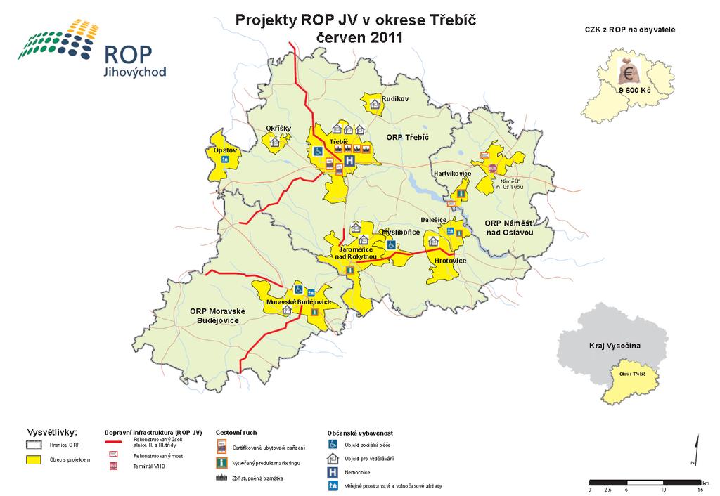 ubytovacích zařízeních Podpora cílena na historické jádro města (projekt rekonstrukce) Komplex ubytovacích zařízení spojený s propagací