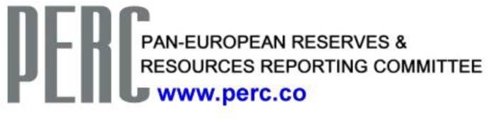 11/23 Pro nás jsou nejdůležitější tyto mezinárodní oznamovací vzory: PERC = Pan-European Reserves and Resources Reporting Committee (Panevropská komise pro oznamování zásob a zdrojů) Standard PERC