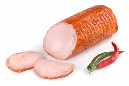 Tepelně opracované výrobky 440 Slanina Gourmet I cca 1,7 kg obsah krt. / E2/18 kg teplota sklad.