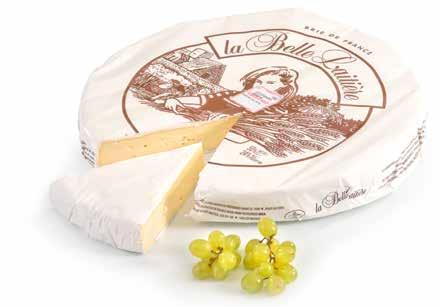 Sýry 649 Brie La Belle Laitiére 50% I cca 3,1 kg obsah krt. / 3,1 kg teplota sklad. / +4 až +8 C 6490 Révérend 60% I cca 1,2 kg obsah krt.