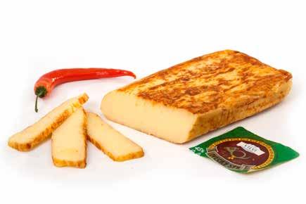 Sýry 646 Lovecký sýr s paprikou 45% I cca 1,1 kg obsah krt. / 5,8 kg teplota sklad.