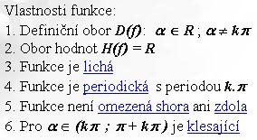 Poznámky: Funkce klesající: ± Řešení pravoúhlého trojúhelníka Řešení