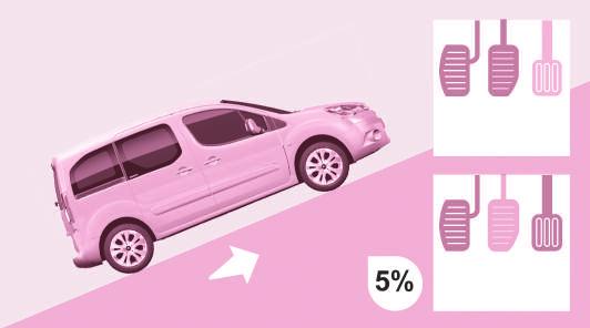 Nastartování a zastavení motoru 39 ASISTENT PRO ROZJEZD DO SVAHU Způsob činnosti Tato funkce je spojená s ESP a usnadňuje rozjezd do svahu.