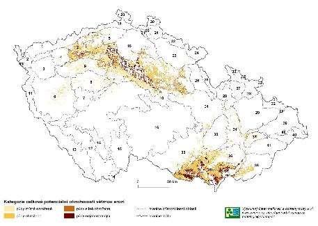 Návrhové složení nově zakládaných větrolamů Přiřazení