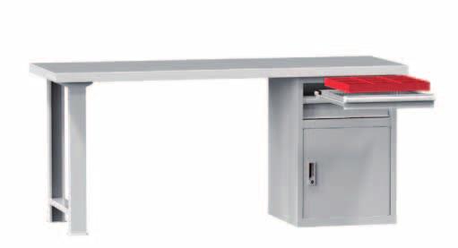 Zásuvkové skříně Pracovní stoly Dělicí materiál zásuvek Elektro příslušenství Vlastní konfigurace pracovního stolu Kombi Nejdříve si stanovte, jaká sestava stolu Vám bude vyhovovat, stanovte si