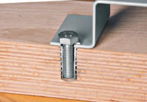 K upevnění noh pracovních stolů nebo zásuvkových skříní k deskám se používají speciální čepy závrtné matice s vnitřním a vnějším
