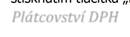 S T A N D A R D N Í P O S T U P V YP L N Ě N Í Ž Á D O S T I Obrázek 7 Identifikace žadatele PO pokračování Zástupce (osoba oprávněná) vyplňte jméno statutární osoby, její funkci, telefon a email,