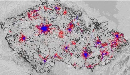 Propagace Heatmap Web: dopracenakole.cz: 374 047 návštěv webových stránek DPNK v průběhu kampaně Vývoj oblastí v ČR, kde se jezdilo v uvedených letech.