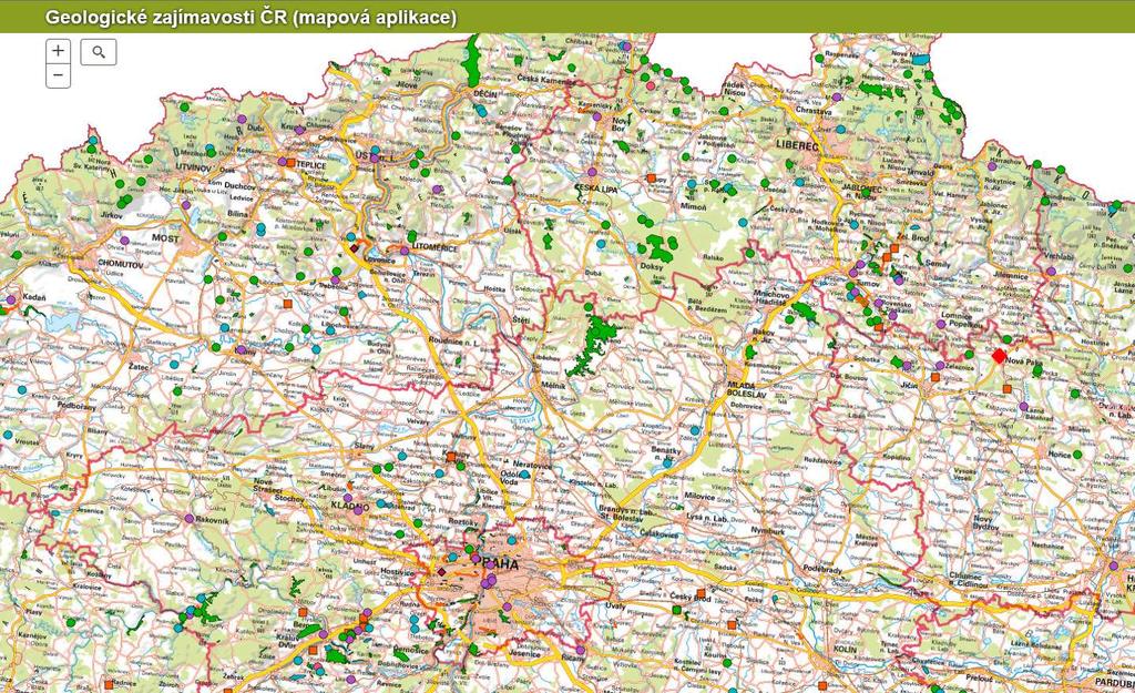 GPS Ke každému objektu je k dispozici základní popis a u řady lokalit jsou doplněny fotografie a uvedeny odkazy na související webové stránky. Aplikace je responsivní a multiplatformní.