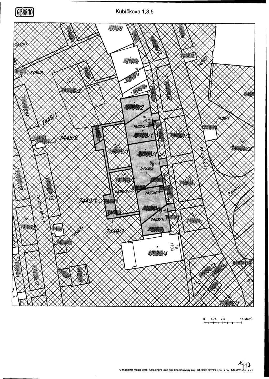 m Kubíčkova 1,3,5 0 3.75 7.